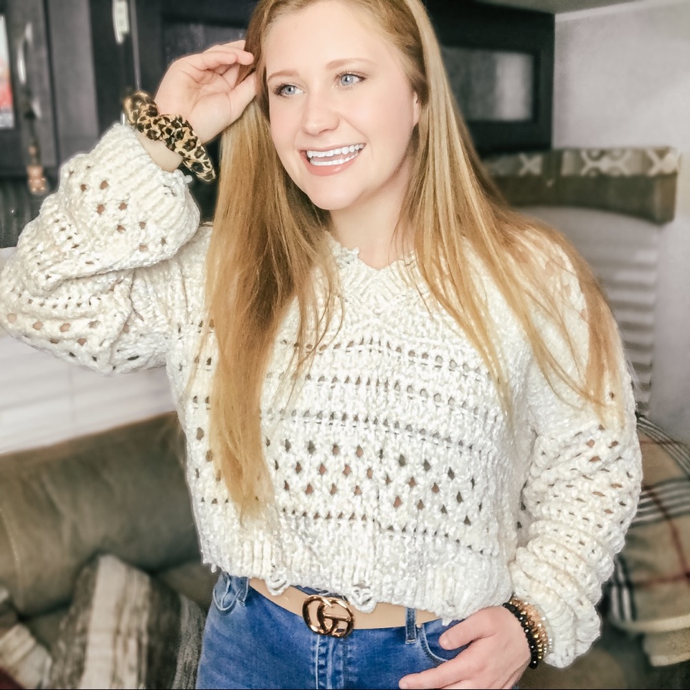 Coming Together Chenille Sweater - Picture 3 of 4